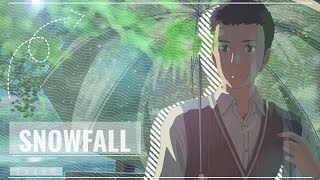 Snowfall - Garden of words/ amv edit / 4k