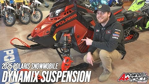 2025 Polaris Snowmobile Dynamix Suspension System Overview Video