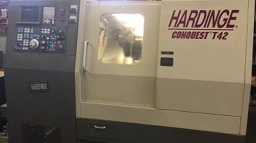 Preowned Hardinge Conquest T42 with Subspindle and live tooling