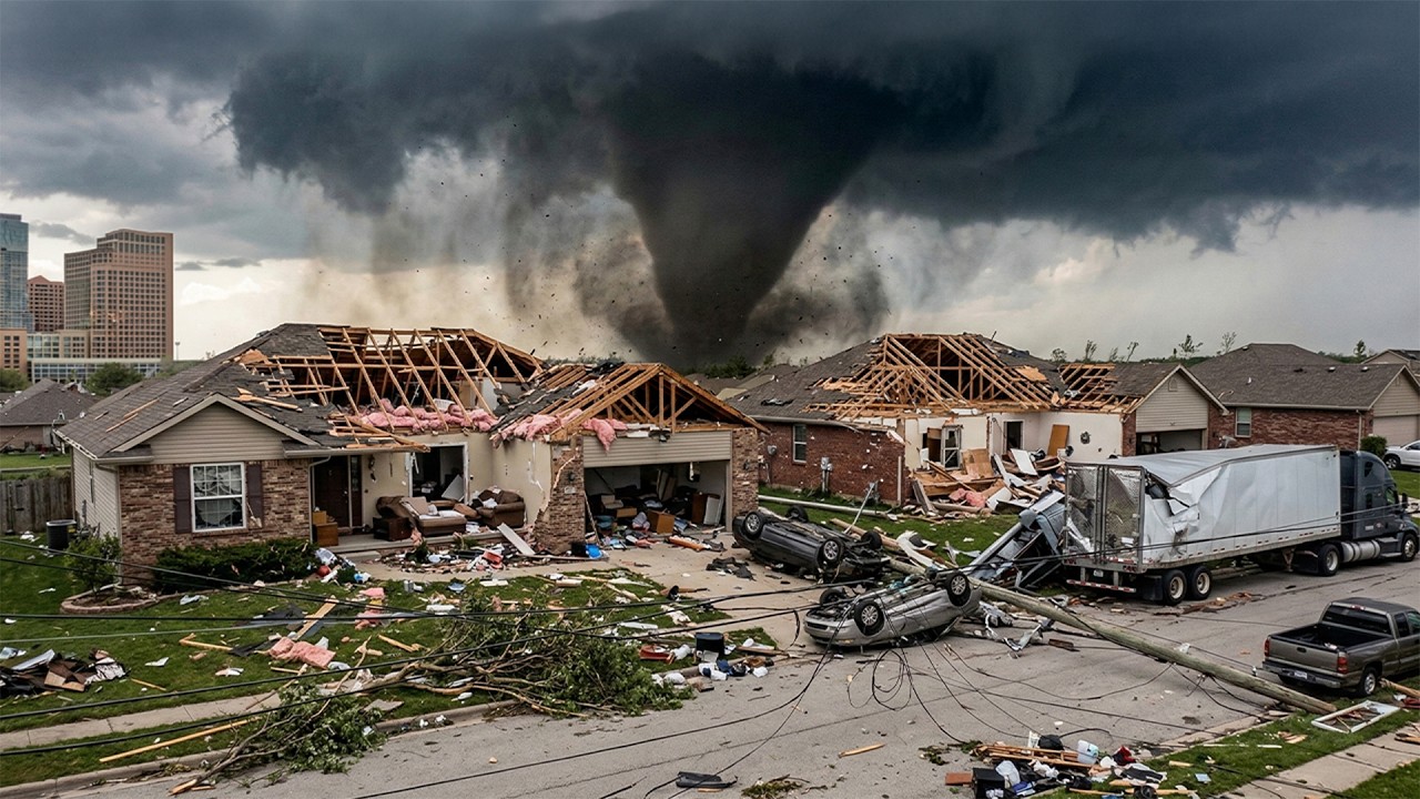 Chaos in Texas Today! Massive Hail Storm & Tornado Threat Hit Dallas ...