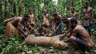 Indian Leopard Survival Hunt Korowai Tribe Living 100% Off The Land Full Documentary