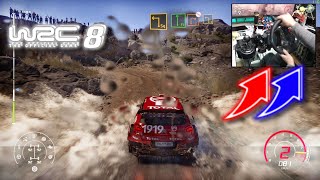 WRC 8 Citroën C3 WRC Water Splash / Logitech G29 screenshot 5