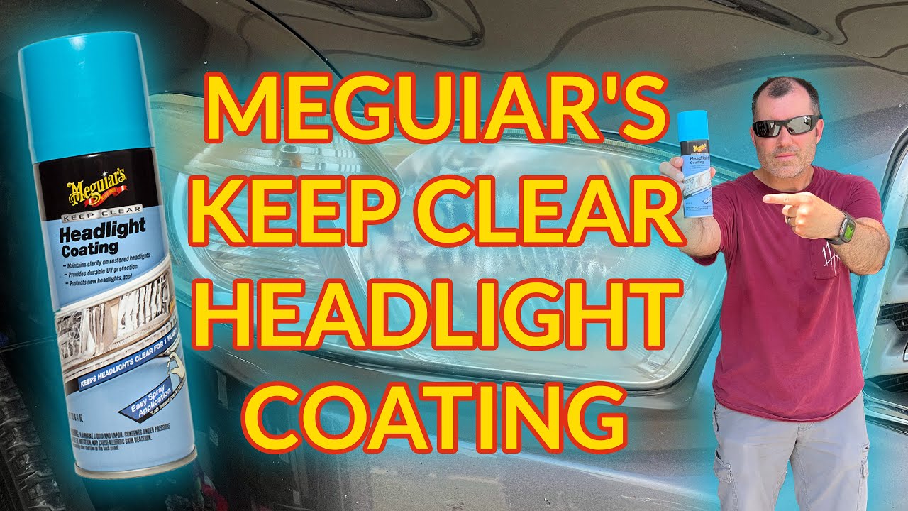 Meguiar's Keep Clear Headlight Coating, G17804, 4 oz, Aerosol