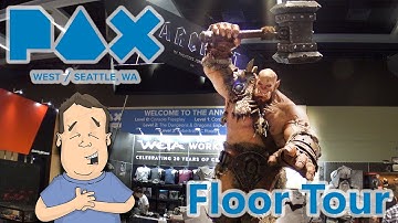 PAX West 2016 Floor Tour Before the Crowds - @Barnacules