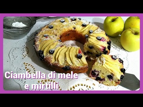 Video: Torta Di Mirtilli E Mele