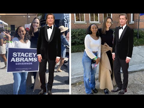 Happy Family! Brad Pitt And Angelina Jolie Happily Accompanied Zahara To A Festival At Her School