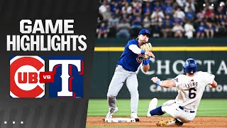 Cubs vs. Rangers Game Highlights (3\/30\/24) | MLB Highlights