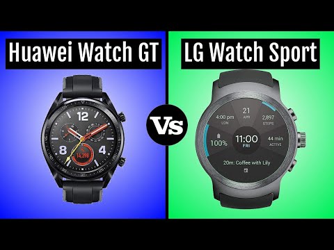 Huawei Watch GT vs LG Watch Sport