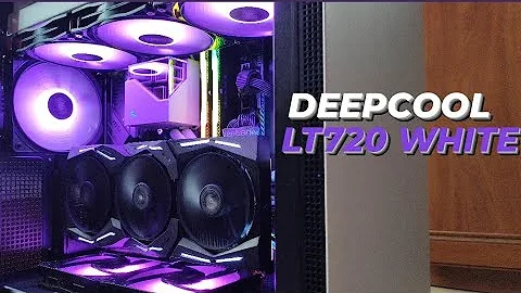 The BEST LIQUID COOLER Of 2023! - DeepCool LT720 WH AIO Unboxing Review & Testing Installation
