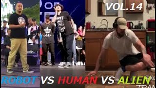 Robot VS Human VS Alien Ver.14 // Incredible Dance Moves
