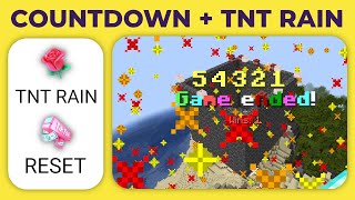 Streamer vs Viewers 2.0 WITH COUNTDOWN - TNT Rain Added - Free TikTok LIVE Minecraft Game Tutorial