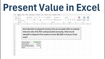 How to Calculate Present Value in Excel (Step-by-Step)