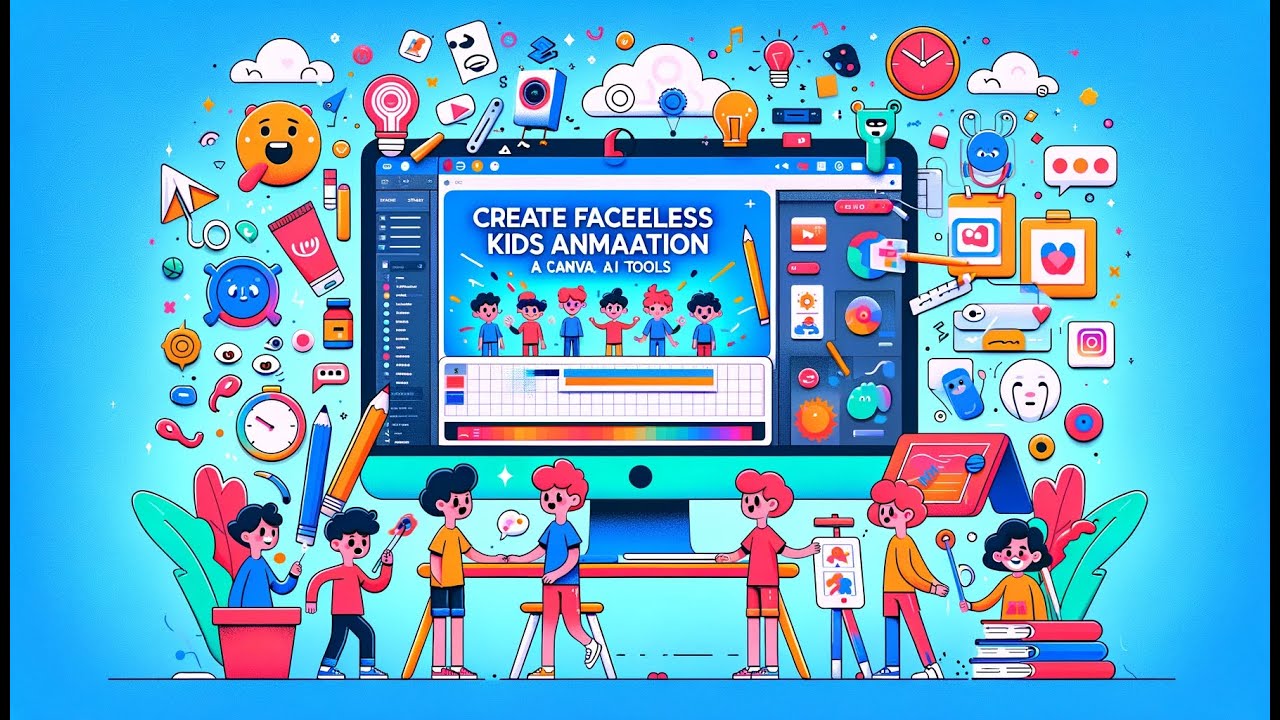 How to Create Faceless Kids Animation in Minutes using Canva and AI ...