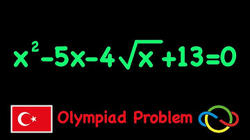 Solving 2006 Turkish Math Olympiad Equation | Can You Solve Math Olympiad Equation For x?