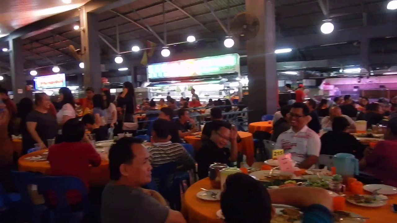 Top Spot Food Court in Kuching, Sarawak, Malaysia - YouTube