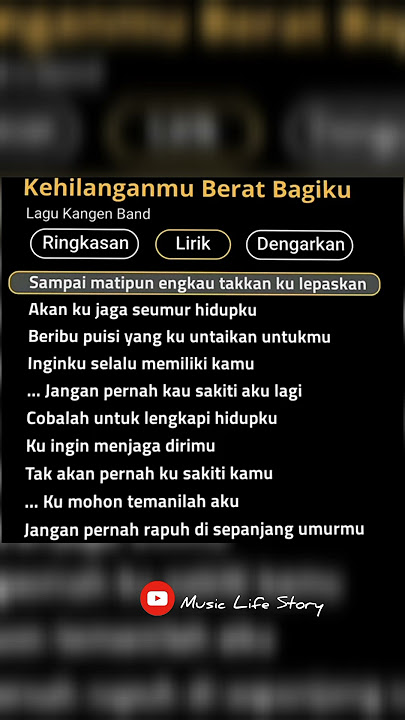 miss the band Losing you is heavy for me lyrics