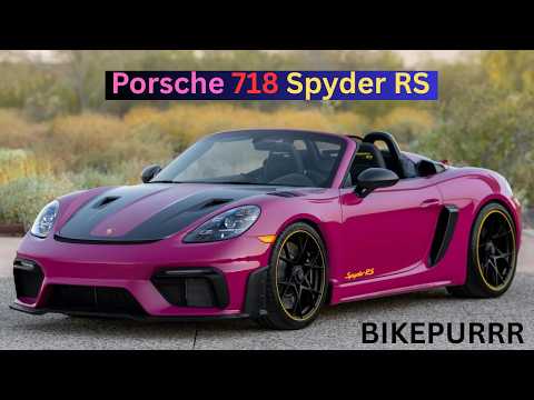 Porsche 718 Spyder RS – Topless Fury with a GT Soul Porsche 718 Spyder RS – Topless Fury with a GT Soul