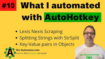 #10 AutoHotkey automation | Robotics Process Automation examples