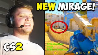 S1MPLE PLAYS NEW MIRAGE IN CS2!! COUNTER-STRIKE 2 Twitch Clips