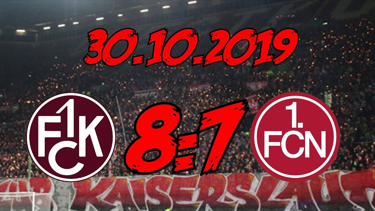 1. FC Kaiserslautern 8:7 1. FC Nürnberg – 30.10.2019 – 15 Elfer… sieht man auch nicht alle Tage…