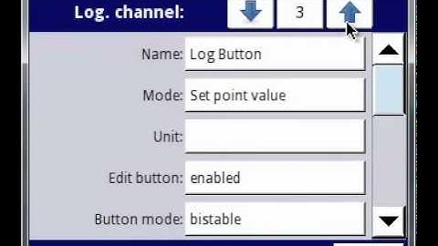CMC-99-141 Setting up a Edit Button to start-stop data logging