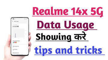 Realme 14x 5G How to Showing Data Usage | Data Usage Kaise Dekhe