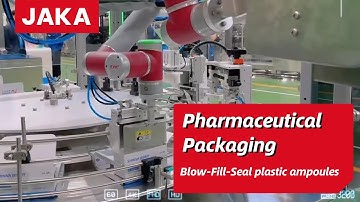 Pharmaceutical Packaging: Cobot in BFS Injection Cartoning