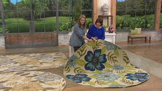 Tommy Bahama All Over Fl Indoor Outdoor Rug On Qvc You Fl Indoor Outdoor Rug On Qvc, Tommy Bahama Outdoor Rugs Qvc