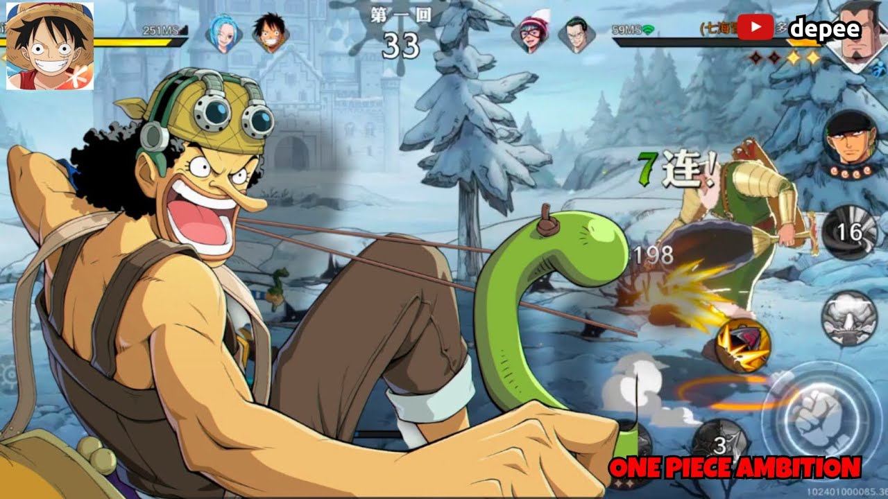 GOD USOPP PVP ALL KILL - ONE PIECE AMBITION 