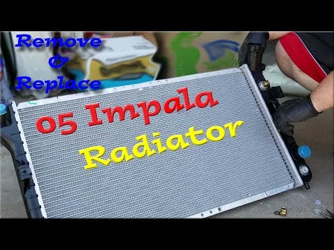 2000 - 2005 Chevy Impala Radiator Remove and Replace