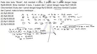 Sistem persamaan linear dua variabel ...