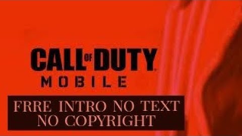 COD: MOBILE [INTRO] | NO TEXT | NO COPYRIGHT