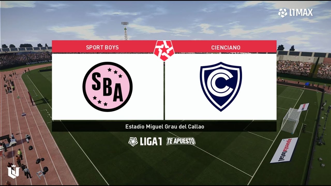Sport Boys vs Cienciano Clausura Liga 1 2024 | Pes 2021 - YouTube