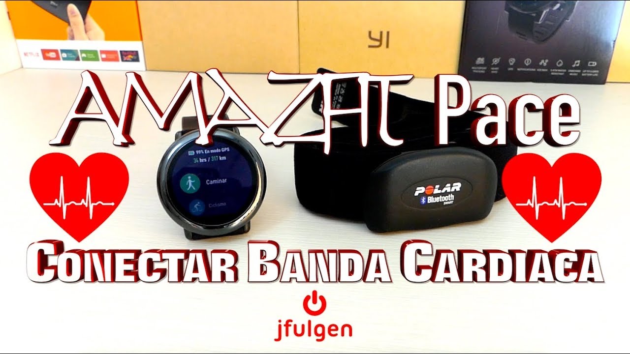 Amazfit Pace/Stratos: cómo añadir banda de pulso cardíaco