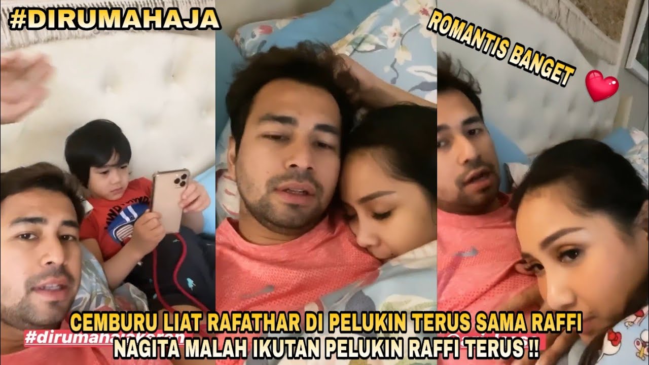 SEHARIAN DIRUMAH NAGITA MANJA BANGET SAMA RAFFI SAMPE RAFFI DI PELUKIN TERUS !!