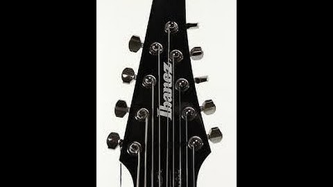 Ibanez RG-9 BK 9 String  demo ck