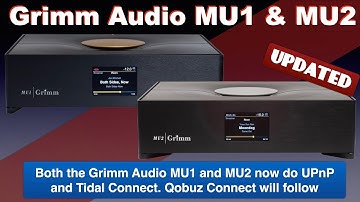 Grimm Audio players now do UPnP and Tidal Connect