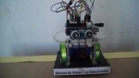 Robótica - Robô Arduino Sensor Ultrassônico LDR