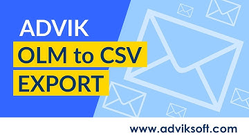 How to Convert OLM to CSV - Export Contacts, Calendar, Emails to Excel