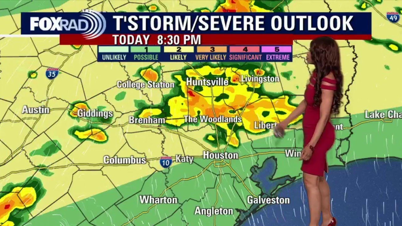 Houston weather: Rain chances through Friday - YouTube