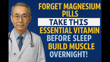 Stop met magnesiumsupplementen! 2 slaapvitamines die spieren opbouwen terwijl je slaapt