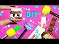 6 DIY | КАНЦЕЛЯРИЯ В ВИДЕ СЛАДОСТЕЙ | Ластики НУТЕЛЛА Шоколад | BACK TO SCHOOL