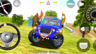 Blue 💙 Thar 4x4 Indian Cars Simulator 3D Game Play  screenshot 1