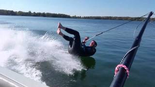 1st Time Barefoot Water Skiing