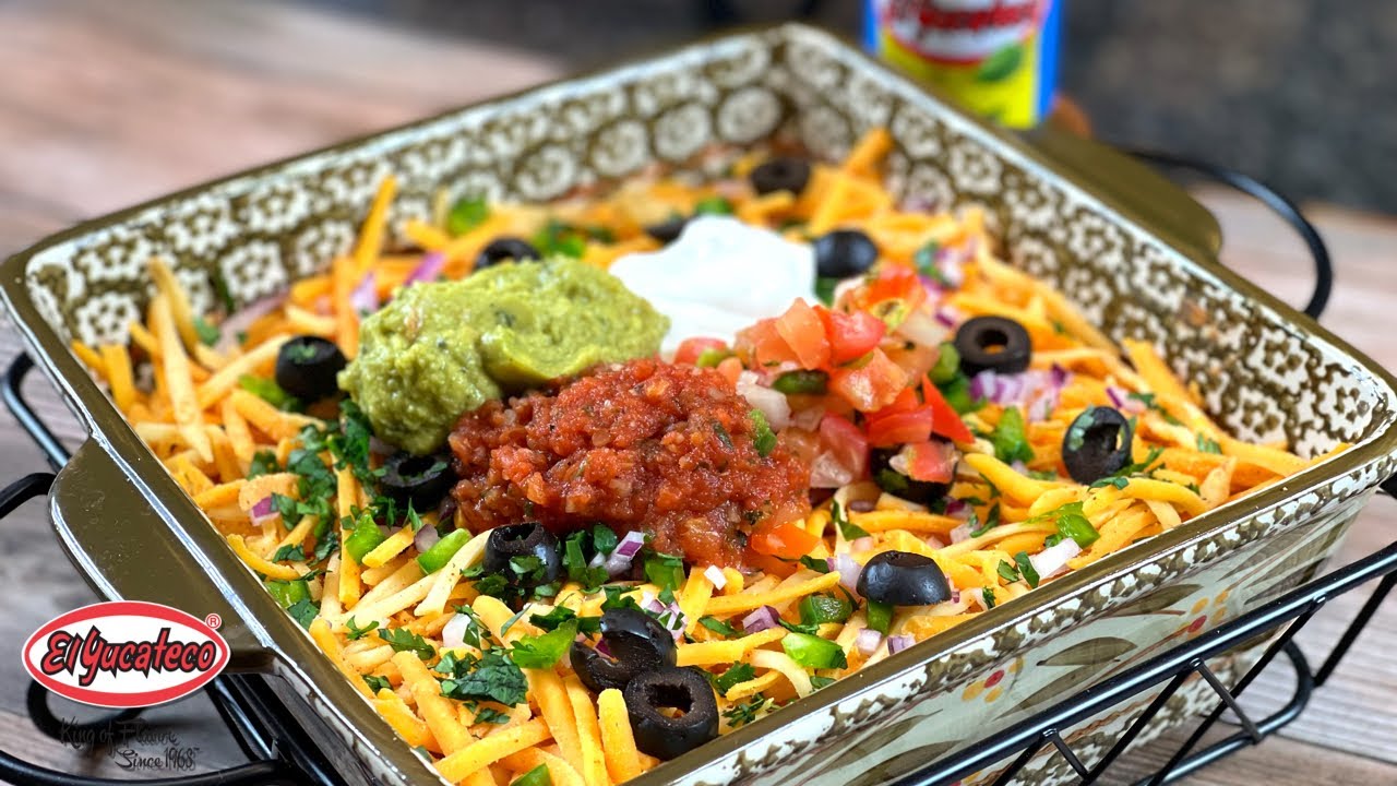 BEST Taco Dip Recipe! Featuring El Yucateco Green Hot Sauce YouTube