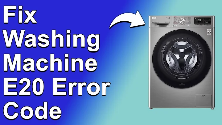 Washing Machine E20 Error Code (Meaning, Why It Happens And Solutions To The Problem)
