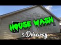 House Wash &amp; Driveway Cleaning Pressure Washing Job