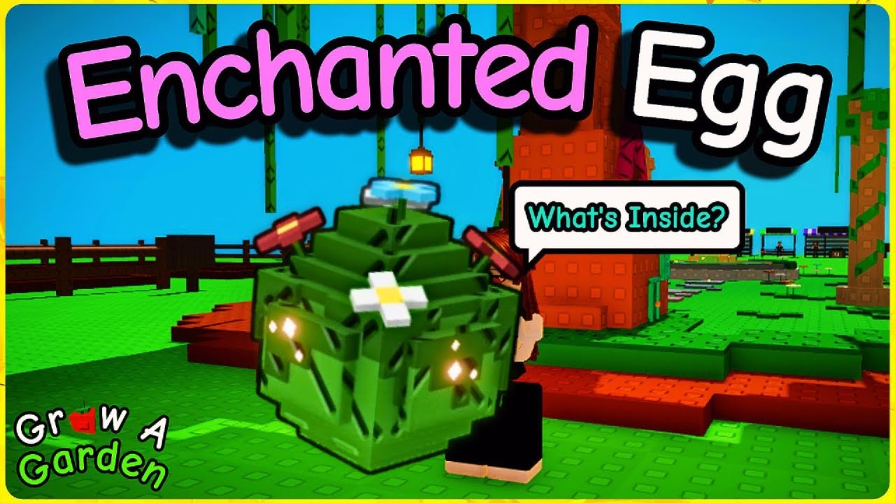 How to Get ENCHANTED EGGS in Grow a Garden + All Pets Inside (Roblox ...