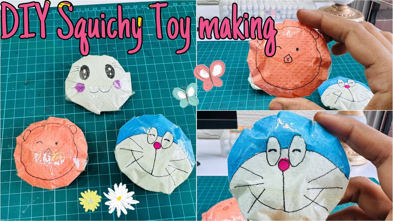 DIY Squishy toy making/ kids fun #diy #kids #squishy #foryou