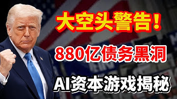 AI资本游戏揭秘｜大空头警告：880亿美元债务黑洞吞噬AI巨头！META NVDA CRWV BMNR PLTR TSLA GOOGLE #美股 #投資